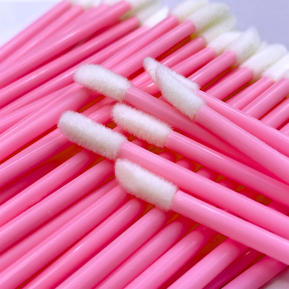 Eyelash Extension - 50/500PCS Einweg Lippen Pinsel Wimpern Verlängerung