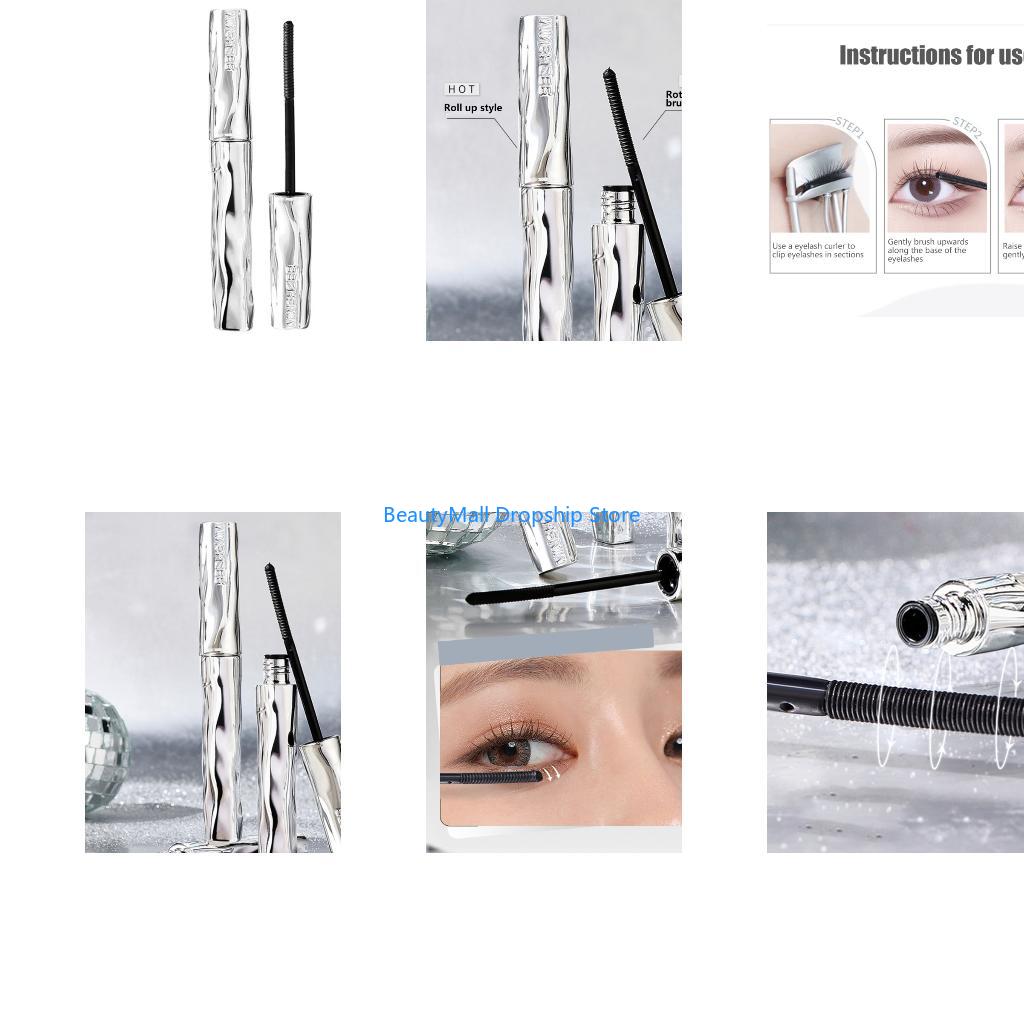 Waterproof Mascara Wand - 40JD Iron Wand Mascara, Metal Mascara