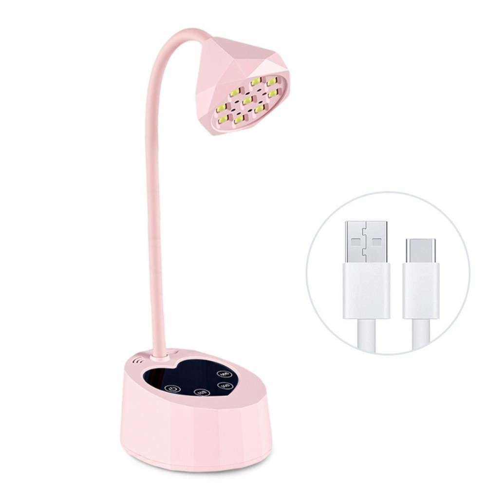 Uv Nail Lamp - USB Typ-C UV-LED-Nagellampe mit 4 Timer-Einstellungen