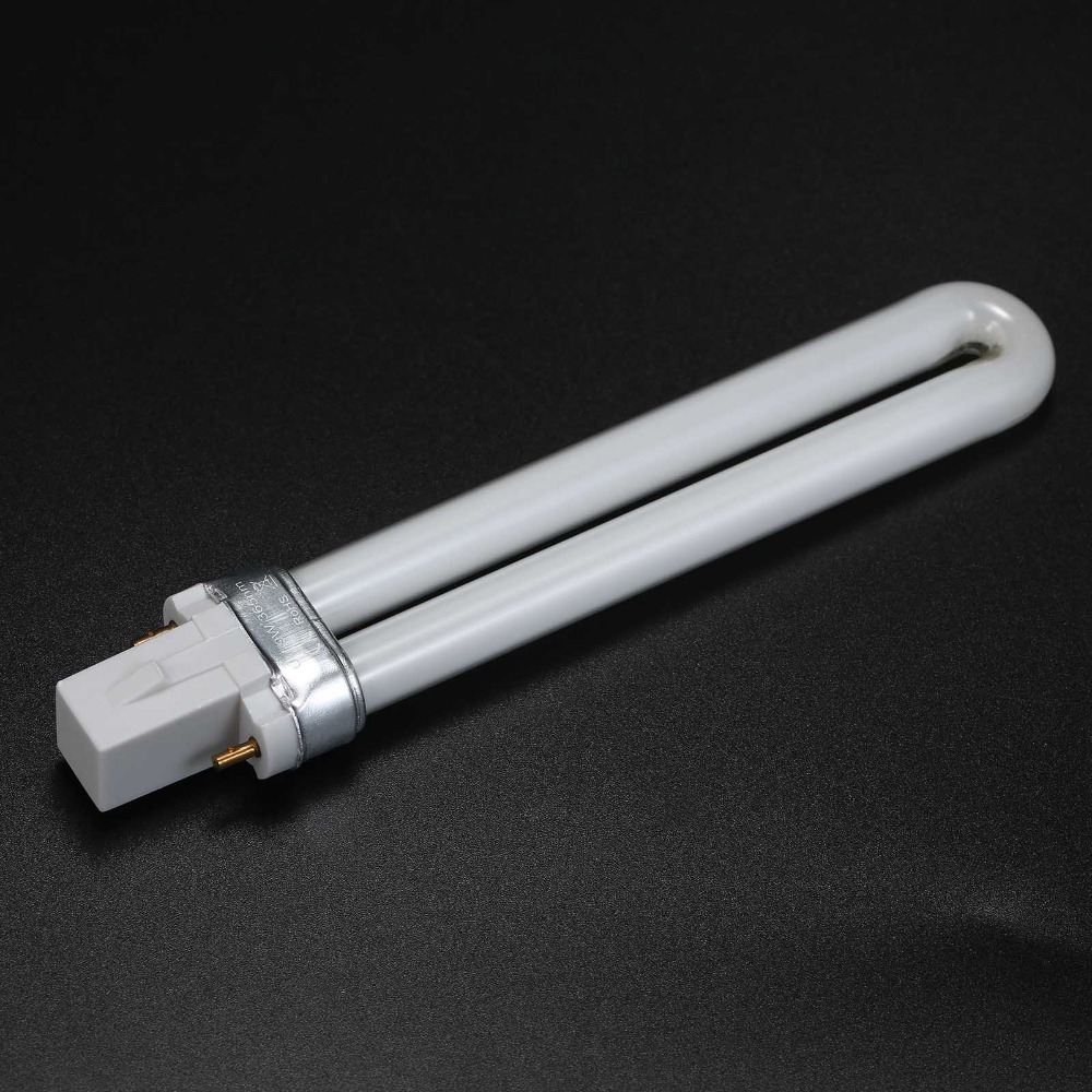 Uv Nail Lamp - 4 Stück 9W UV-LED-Lampenröhren mit Doppellichtquelle,