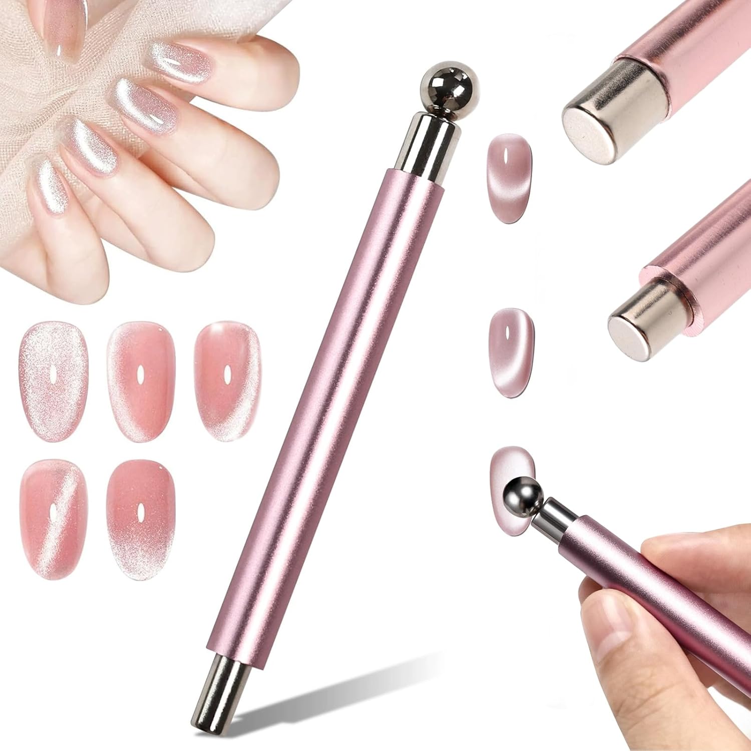 Contour Palette Stick - LINMANDA 3-in-1 magnetischer Stift für Katzenaugen-Nagelkunst