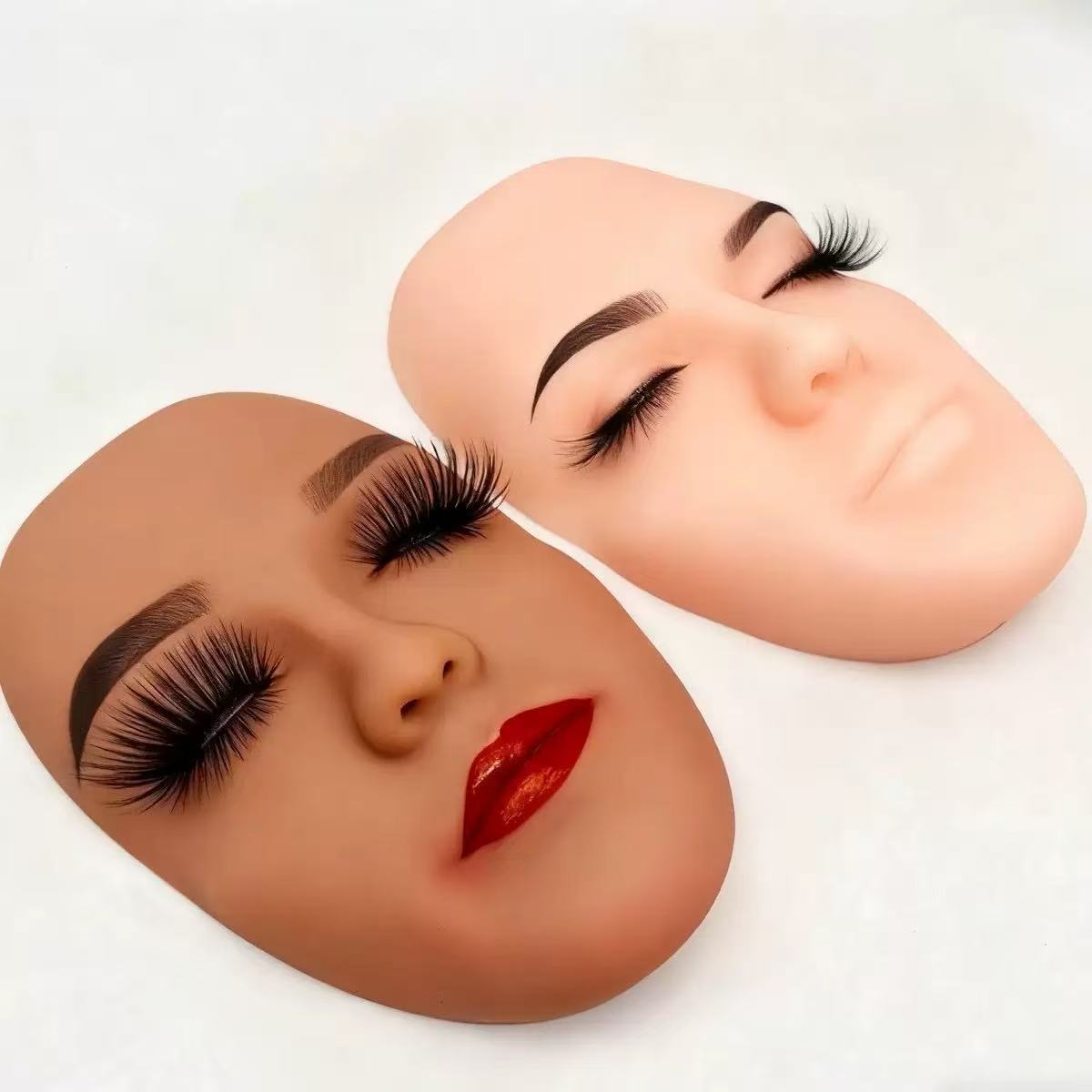 Beauty Makeup Academy - 1 Set/Box Vollgesichts- und Augen-Make-up-Übungspad, Augenbrauen-Tattoo-Übungshaut,