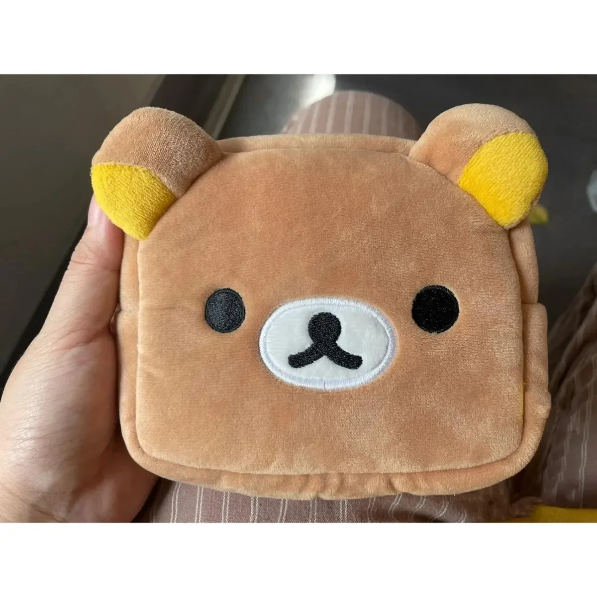 Beauty Makeup School - Kawaii Rilakkuma Plüsch-Federmäppchen - Cartoon-Bär Multifunktions-Etui,