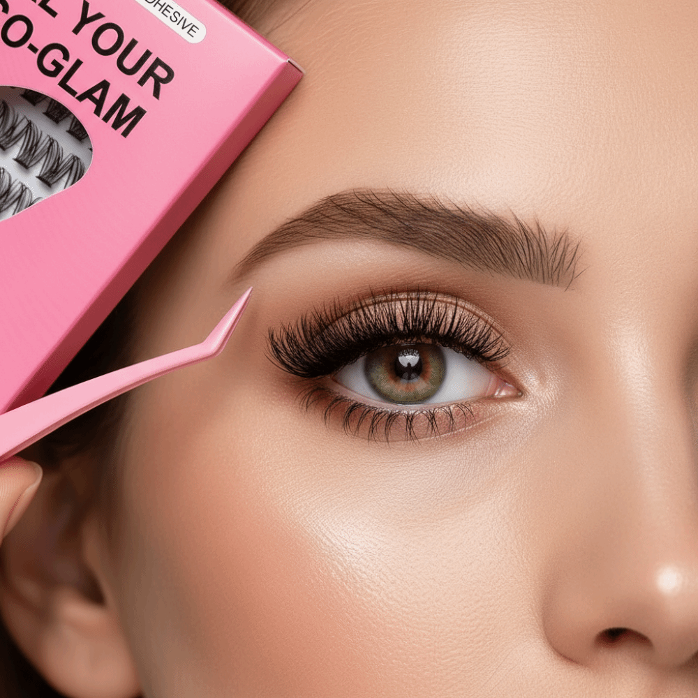 Eyelash Extension - Natürlich Aussehende DIY Wimpernverlängerungs-Set Flauschige Selbstklebende