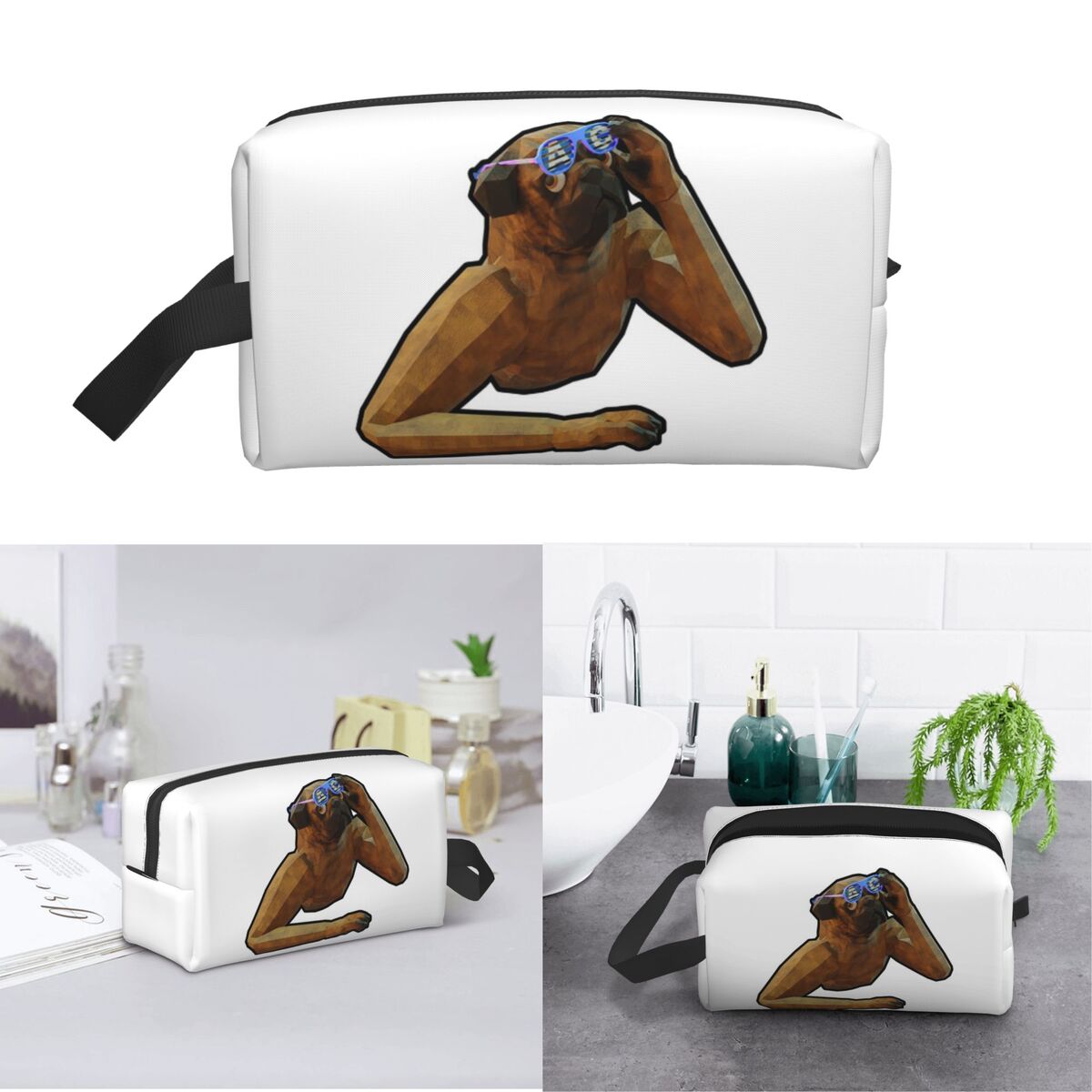 Beauty Makeup Companies - Animal Company VR Game Pug Make-up-Tasche,