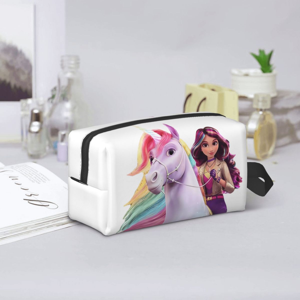 Beauty Makeup Academy - Unicorn Academy Sophia Wildstar Make-up-Tasche, Kosmetik-Organizer,