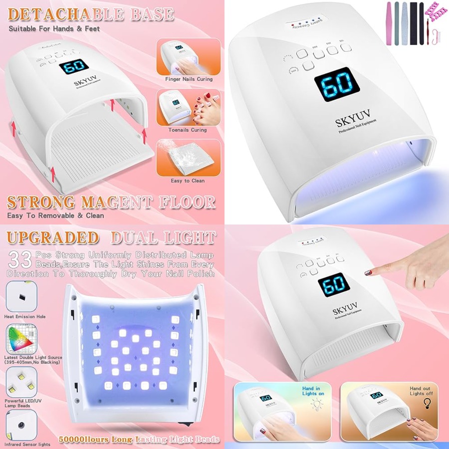Wiederaufladbare Schnelltrockn – Uv Nail Lamp Bewertung und Preis