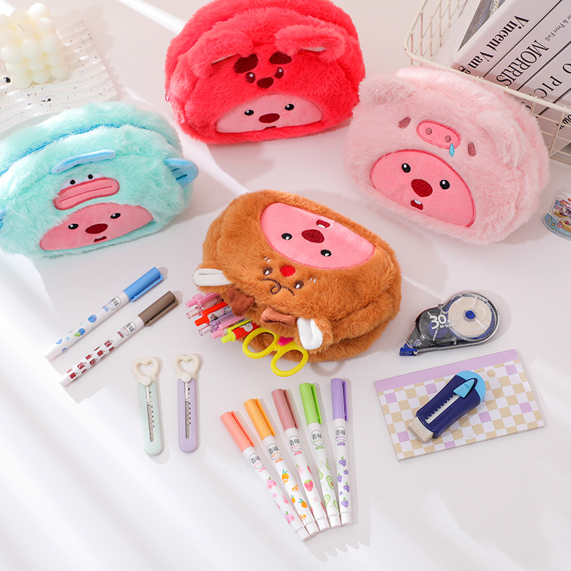 Cartoon-Plüsch-Federmäppchen f – Beauty Makeup Case Bewertung und Preis